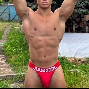 Jockmail men’s jockstrap - red size extra large